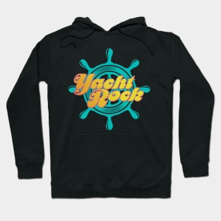 Party Boat Drinking print Yacht Rock Captain's Wheel Hoodie